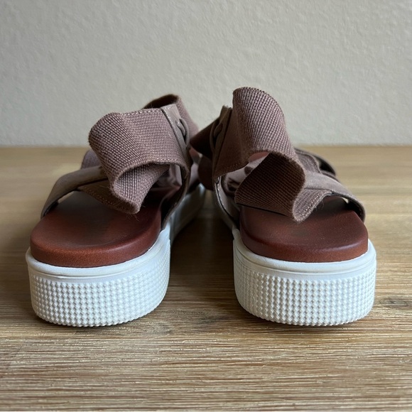 MIA Gizela Wide-Strap Sandals Women’s 8.5 Brown Platform Modern Comfort Shoe - Picture 9 of 11